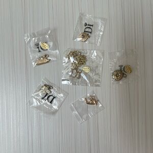 NWT Diamonds International Gold Charms with Bracelet Set